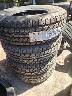 35/75/16 set of four studless snow tires