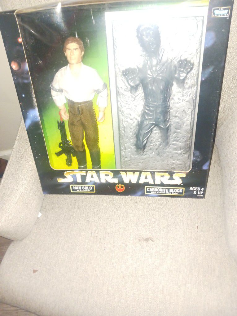 Star Wars Han Solo With Carbonite Block