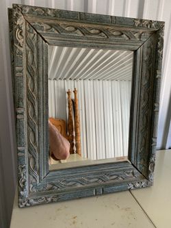 Hand carved indonesian mirror