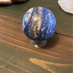 Lapis Lazuli Sphere With Stand