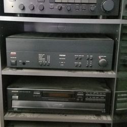 Home Theater Equipment  and Cabinet for sale 