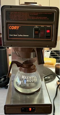 Vintage Cory Double Pot Commercial Coffee Maker