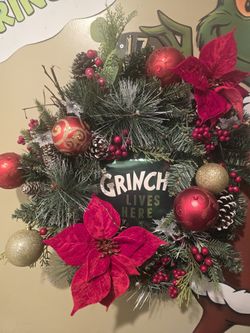 grinch christmas wreath