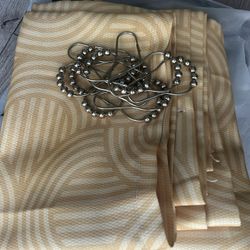 Shower Curtain And Rings