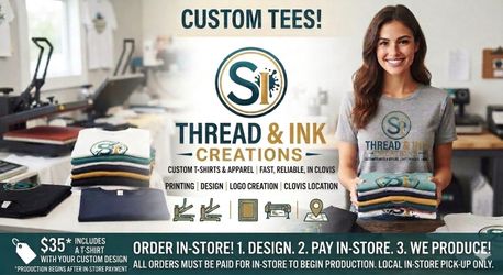 CUSTOM TEES IN ClOVIS