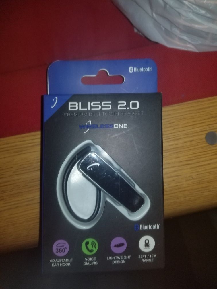 Bliss 2.0 Bluetooth Headset