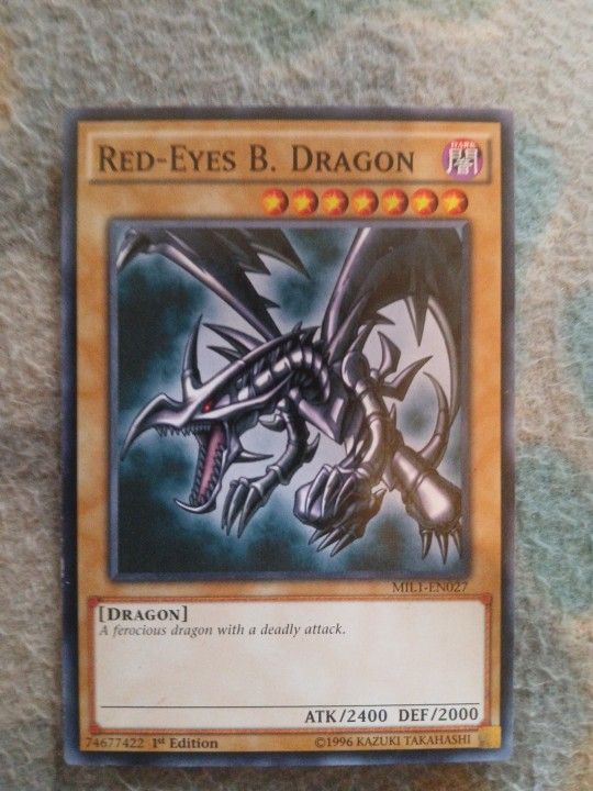 Yugioh Red Eyes Black Dragon
