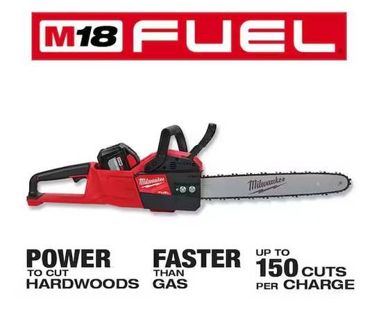 Milwaukee M18 FUEL 16 in. 18-Volt Chainsaw Cordless-Electric-Bare Tool Only