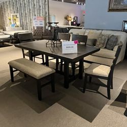 Table 4 Chairs And Bench 