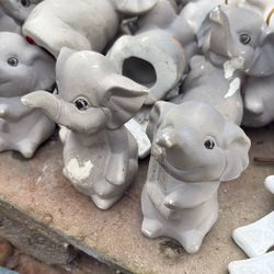 Elephant Figurines, picture frames