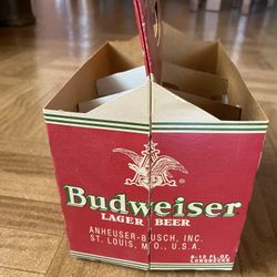 Budweiser retro 6 Pack Carrier