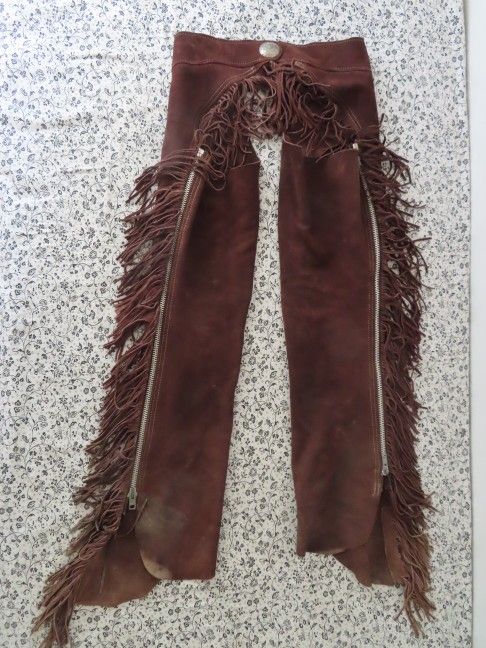 Western Leather Show Chaps  made by Congress Leather