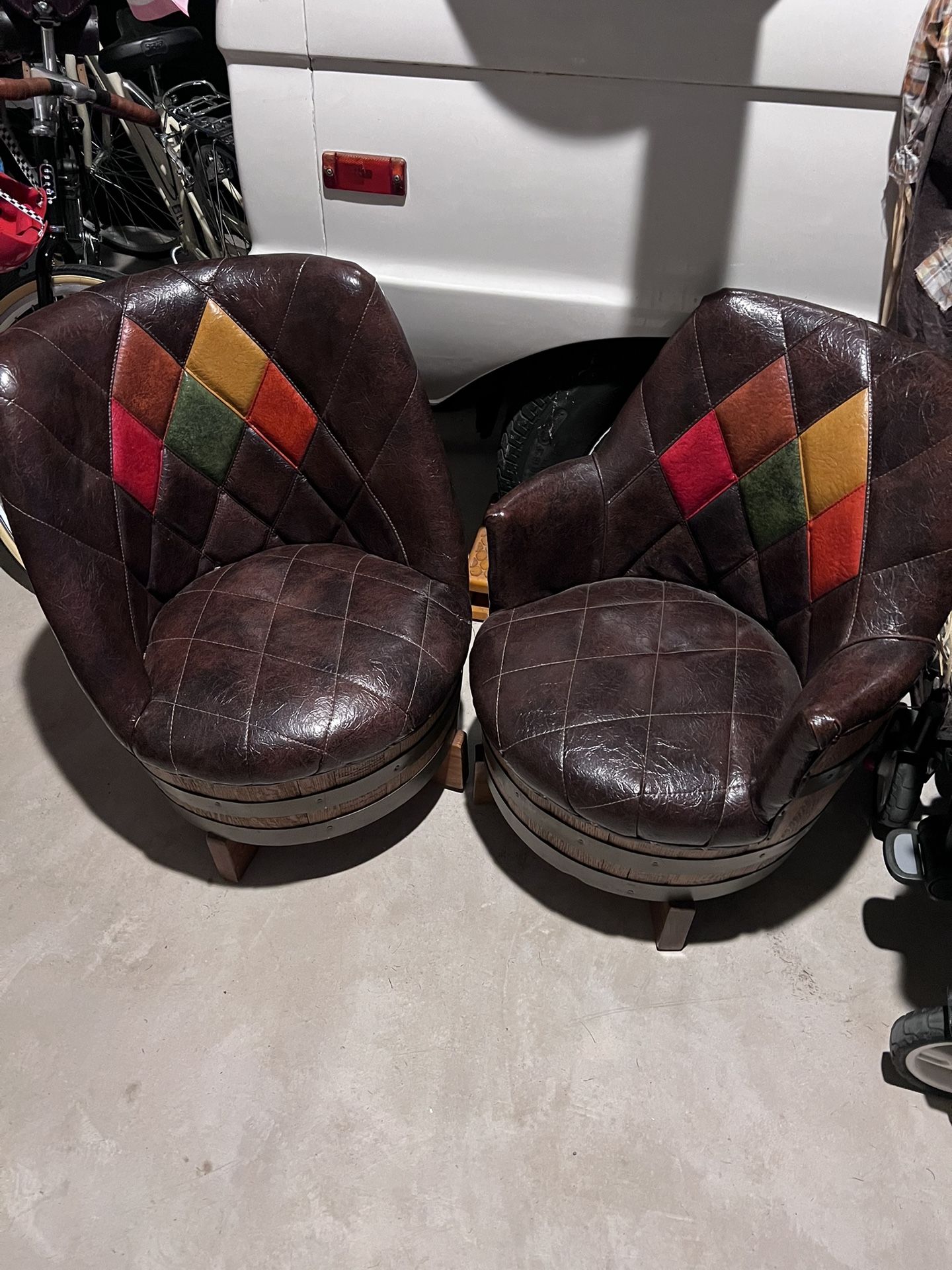Vintage Barrel Chairs