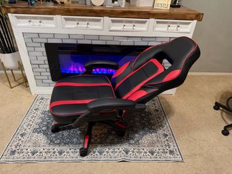 Red and Black Reclining Gaming Chair