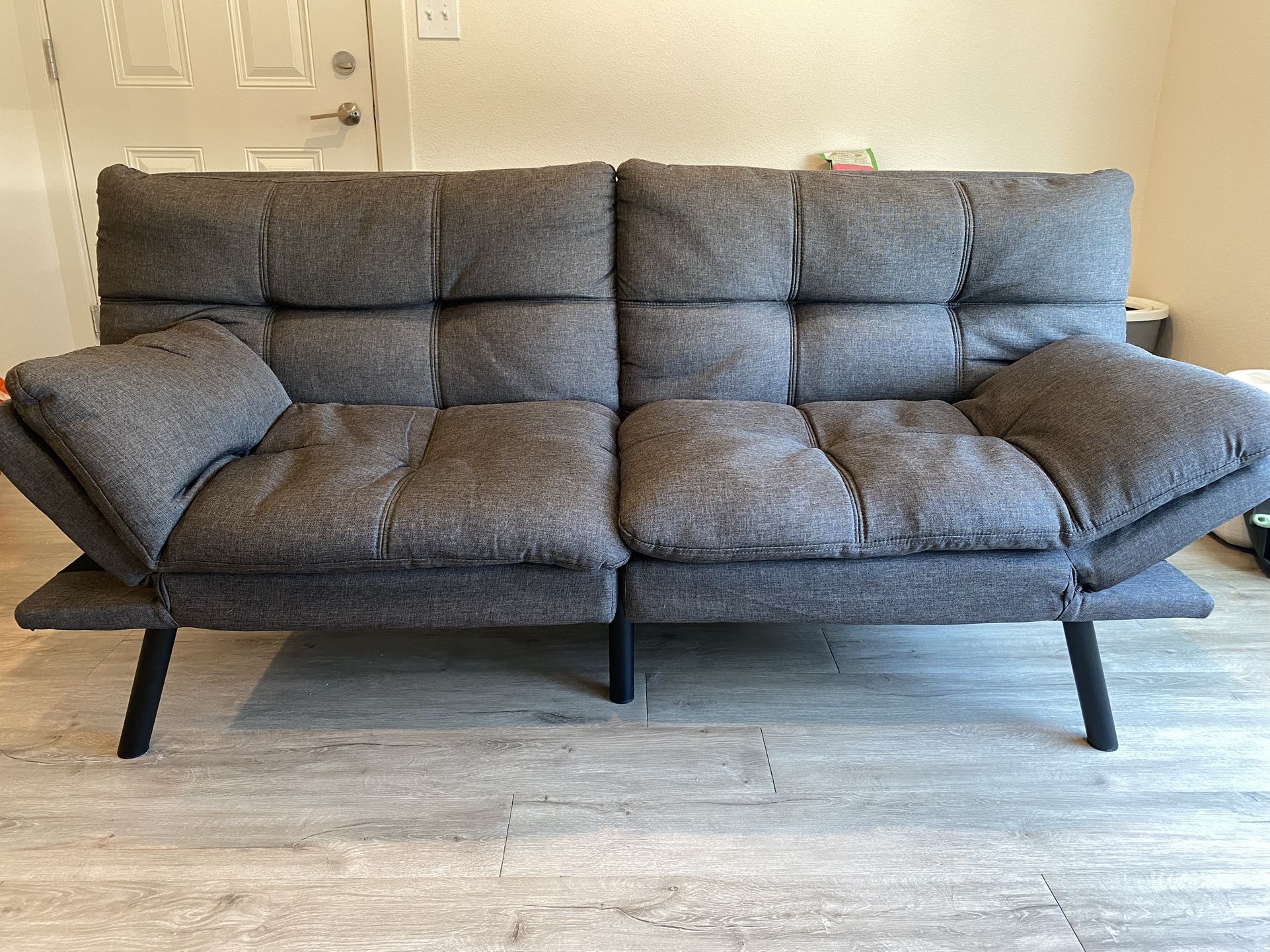 Gray Futon Sofa