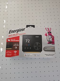 Energizer Smart 5GHz Wifi Programmable Touchscreen Thermostat ETC6-1001-BLK NEW