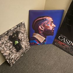 🔥 Modern Canvas Wall Art – Great Condition – Ready to Hang 🔥