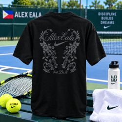Alex Eala Black Shirt Nike Court Tennis