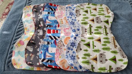 Burp cloths and bibs