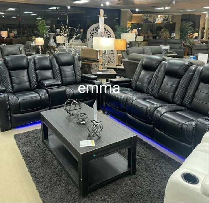 BRAND NEW | Party Time Power Reclining Sofa and Loveseat 👉 ASHLEY FURNITURE