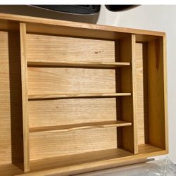 Wooden Cutlery Organizer