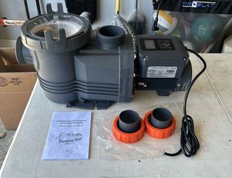 2.5hp VARIABLE SPEED POOL PUMP.