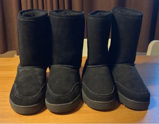 BearPaw Boots Black size 8/9