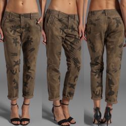 Joe's Jeans Straight Ankle Camo Trouser Dayna Chino Women Sz 27 Cotton. Condition is "Pre-owned". Shipped with USPS Priority Mail. Excellent Preowned