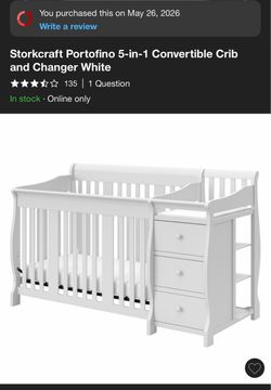 Baby Crib - PLEASE READ DESCRIPTION