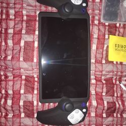 Ps5 portal with carrying travel case, screen protector accessories, screen protector,and thumb controller replacements.