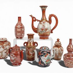 Vintage Japanese Satsuma & Kutani Vessels