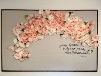 3D Floral Wall Art!