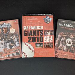 2010 World Series Collectors Edition DVD + 2 Additional DVDs - SF Giants