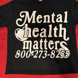 Mental Health Cropped Shirt