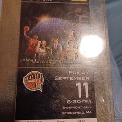 2009 Enshrinement Ceremony Ticket