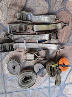 Assorted Ratchet Straps  ( See Description)