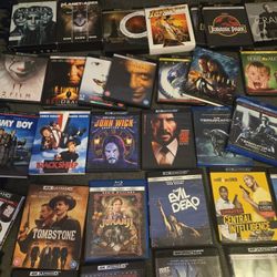 Blu Ray Movies $10 Each.
