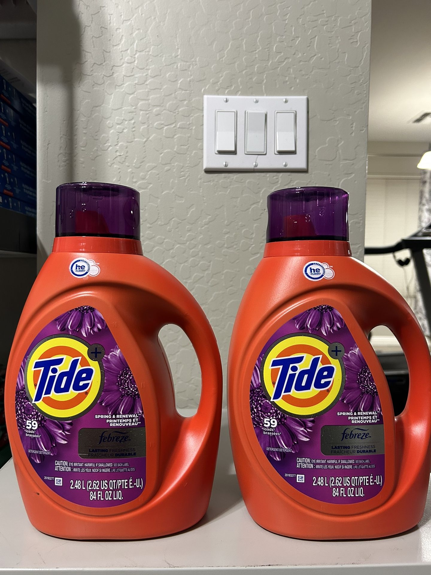 TIDE DETERGENT + FEBREZEE 84 FL OZ $11.00 EACH