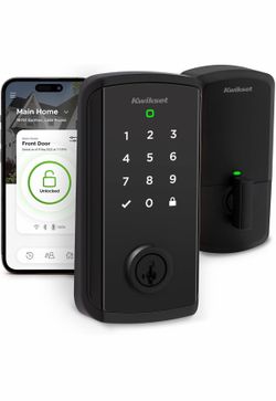 Kwikset Halo Select Smart Lock Keyless Entry Door Lock Wi-Fi and Matter Enabled Deadbolt No Hub Needed, Geofence Auto-Unlock, Grade AAA Certified, Eas
