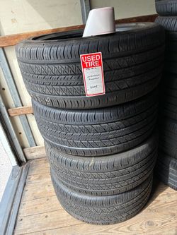 4 Used 255-45-19 Continental pro contact Tires $300 Installed and Balanced Located at 1305 Preston Ave Pasadena Tx 77503