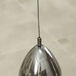 s Droplet Single Pendant Light - Chrome