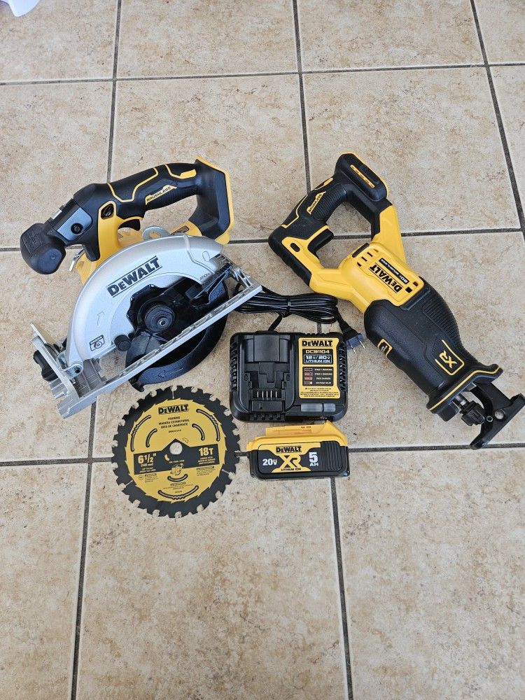 New Dewalt Brushless 2 Tool Kit