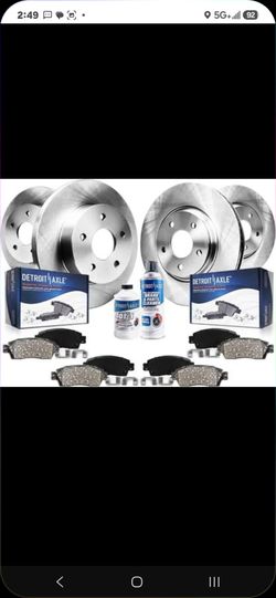 10pc Front & Rear Disc Rotors and Ceramic Brake Pads Kit *BRAND NEW