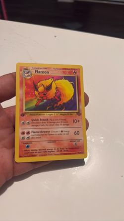 Flareon Pokémon Trading Card 70 HP