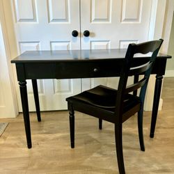 Secretary Small Desk Or Vanity With Chair 
