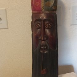 Hand Carved Ethiopian Man Wall Art