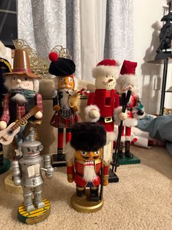 Collection of Decorative Christmas Nutcrackers