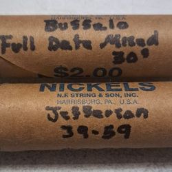 Nickels "Buffalo" And "Jefferson"