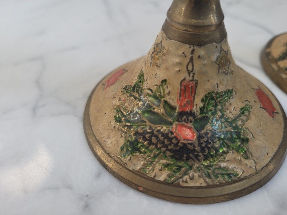 Christmas Vintage Candelabras