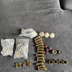 Moen Monticello Part Number Polished Brass Handle Inserts and mix parts for tub/shower